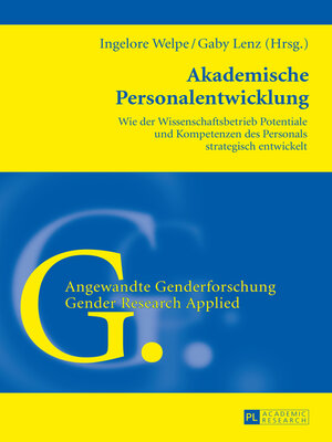 cover image of Akademische Personalentwicklung